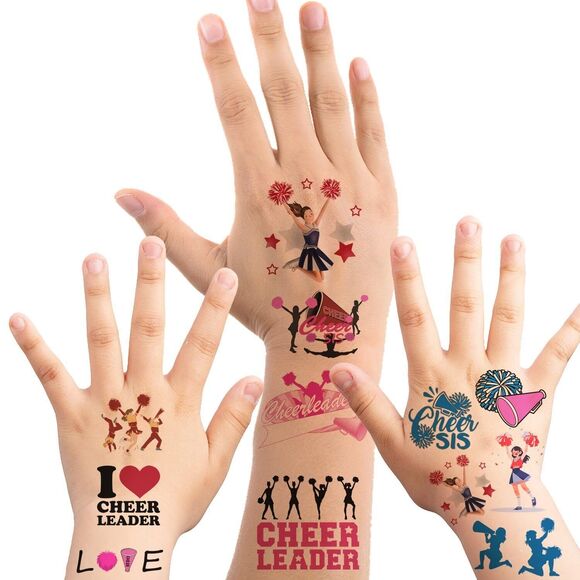Other - Oringaga 384 Cheerleading Temporary Tattoos for Kids - 24 Sheets